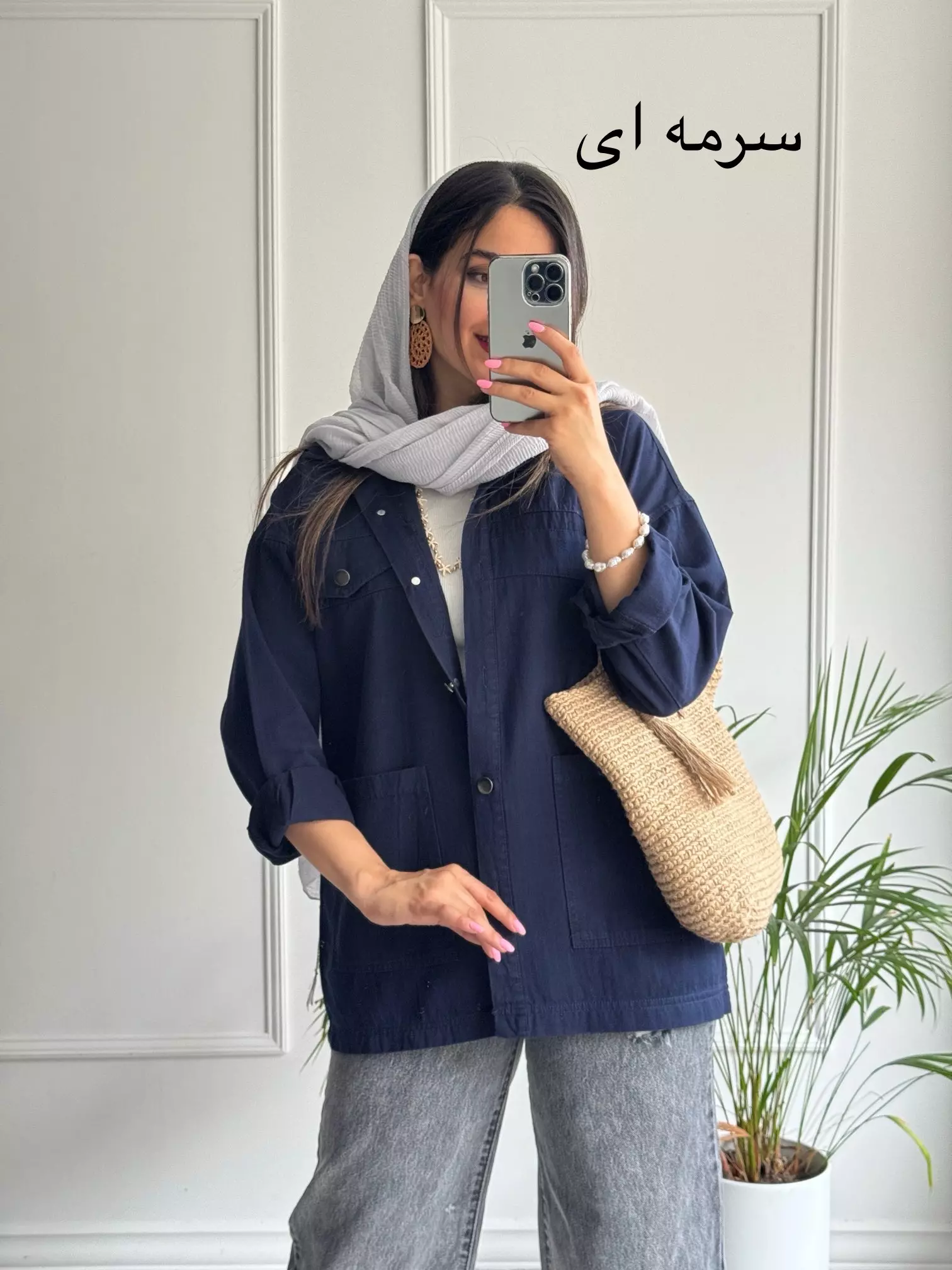 مانتو کتان سروا